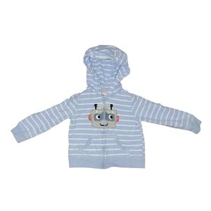 5/$10 Carter’s size 18 months zip up jacket with hood Robot graphic